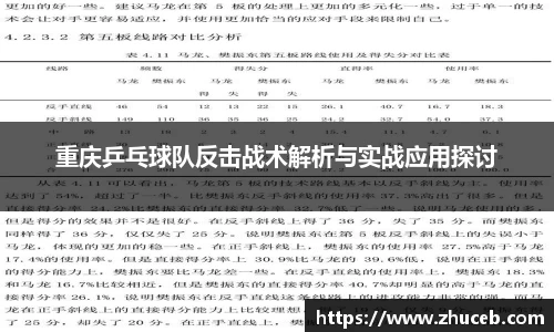 重庆乒乓球队反击战术解析与实战应用探讨